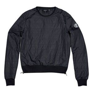 CRIMINAL DAMAGE London Black Lightweight Streetwear Bomber Jacket Womens XS